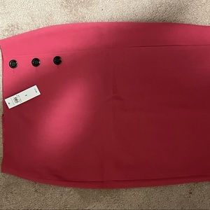 Ann Taylor Coral Pencil Skirt